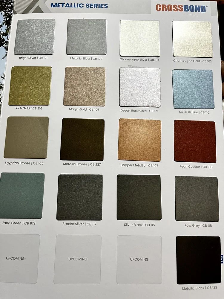 ACP Sheets-Metallic Series - Crossbond, Thickness_ 3mm To 6mm at Rs 73_sq ft in Ernakulam - image